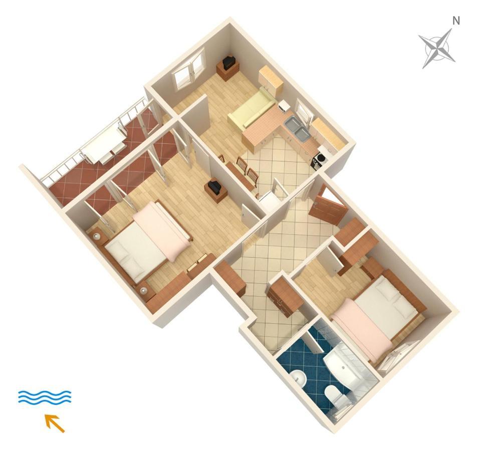 Apartments With A Parking Space Punat, Krk - 5410 Экстерьер фото